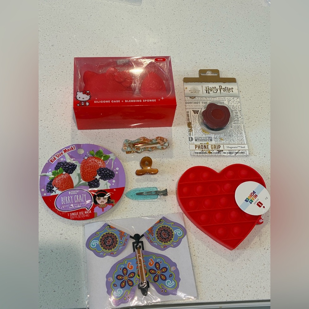 Hello Kitty Red Silicone Case with Blending Sponge, Harry Potter and more